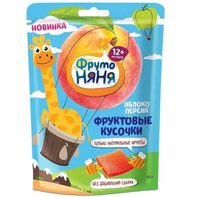 Лот: 23983100. Фото: 1. ФрутоНяня Фруктовое кусочки яблоко... Другое (кормление и уход, гигиена)