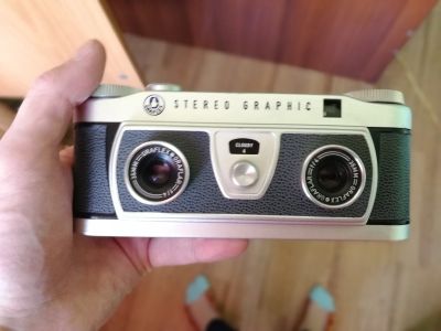 Лот: 13882619. Фото: 1. Graflex Stereo Graphic (стереофотоаппарат... Плёночные дальномерные, шкальные