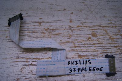 Лот: 13401015. Фото: 1. Шлейф Philips 32pfl6606, 2. Запчасти для телевизоров, видеотехники, аудиотехники