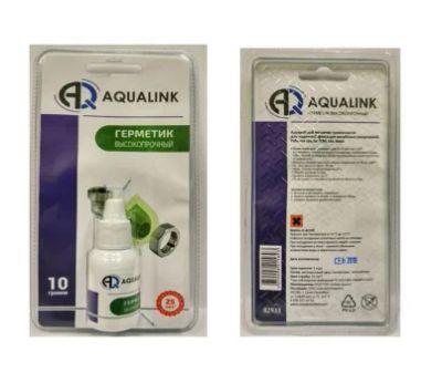 Лот: 15126403. Фото: 1. Клей-герметик анаэробный Aqualink... Клеи, герметики, пена монтажная, клейкие ленты