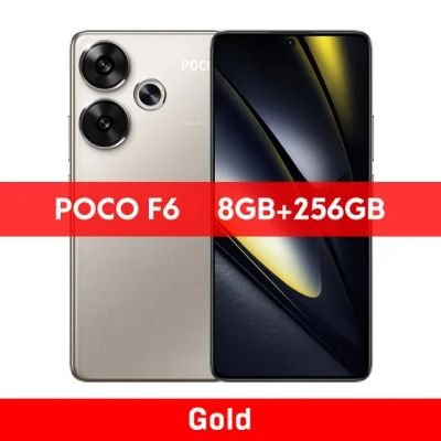 Лот: 23976672. Фото: 1. POCO F6 256Гб \ 8Гб\Gold\Глобальная... Смартфоны