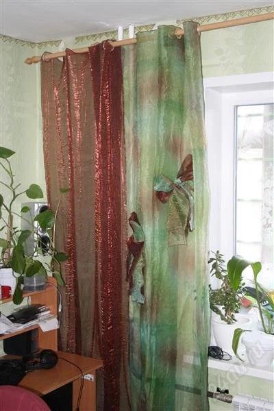 Лот: 2146547. Фото: 1. шторы на люверсах. Шторы, тюль