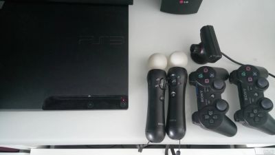 Лот: 13832843. Фото: 1. Playstation 3 256 Gb 2 джойстка... Игровые приставки, консоли