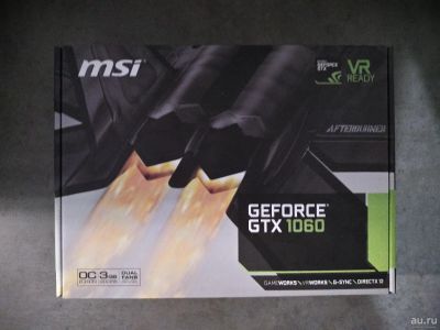 Лот: 14454170. Фото: 1. видеокарта gtx1060. MSI gtx 1060. Видеокарты