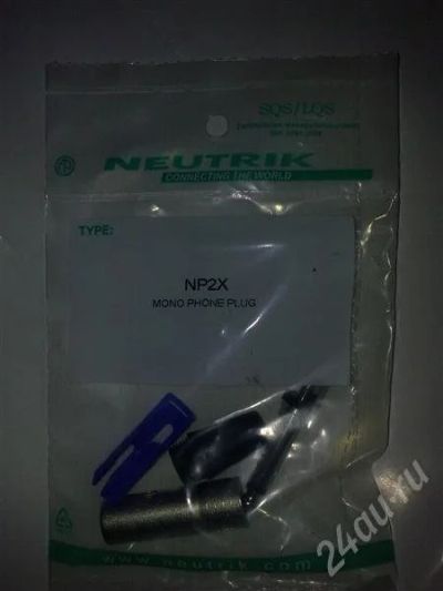 Лот: 625062. Фото: 1. Разъем Neutrik NP3X-стерео, NP2X-Моно. Шнуры, кабели, разъёмы