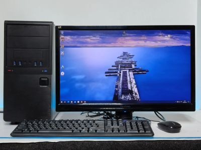 Лот: 25635734. Фото: 1. Компьютер Intel G4900/2 Core/8... Компьютеры в сборе