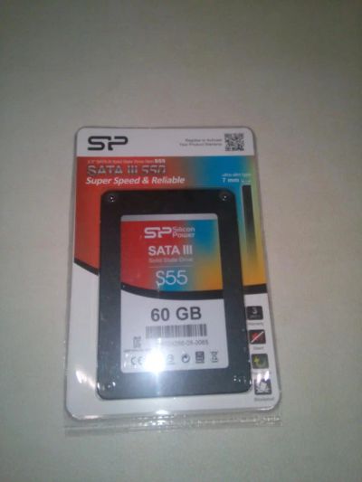 Лот: 6623500. Фото: 1. SSD Накопитель 60 GB SiliconPower... SSD-накопители