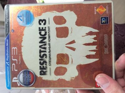 Лот: 3910646. Фото: 1. Resistance 3 полностью на русском... Игры для консолей