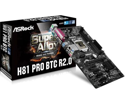 Лот: 10044286. Фото: 1. Майнинг Asrock H81 Pro BTC R2... Материнские платы