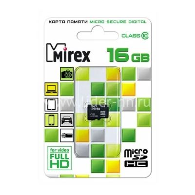 Лот: 11259359. Фото: 1. Карта памяти MicroSD 16GB MIREX... Карты памяти