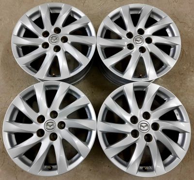 Лот: 16453164. Фото: 1. Б/П по РФ Оригинал MAZDA R17 5... Диски