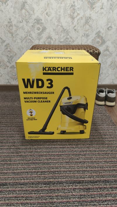 Лот: 25430718. Фото: 1. Строительный пылесос Karcher WD... Пылесосы, паровые швабры