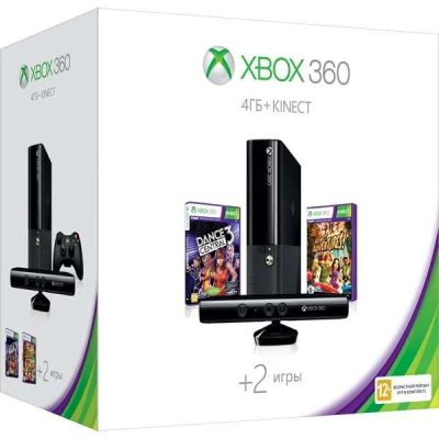 Лот: 4553186. Фото: 1. Игровая приставка X-Box 360 4Gb... Игровые приставки, консоли