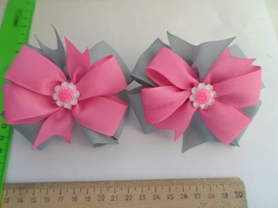 Лот: 8268745. Фото: 1. Банты розово-серые. Аксессуары