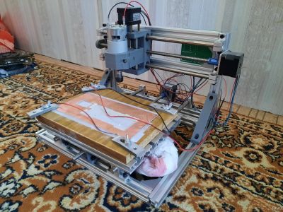 Лот: 17667585. Фото: 1. Фрезер с ЧПУ CNC 2418 + режущий... Радиолюбительский инструмент