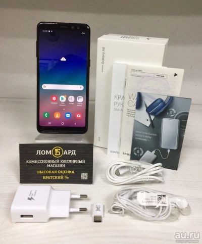 Лот: 13780540. Фото: 1. Смартфон Samsung Galaxy A8 (2018... Смартфоны