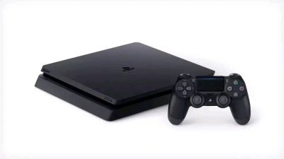 Лот: 11360834. Фото: 1. Ps 4 slim 500 гб + 8 дисков. Игровые приставки, консоли