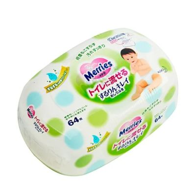 Лот: 5998169. Фото: 1. Merries Влажные гигиенические... Детская гигиена