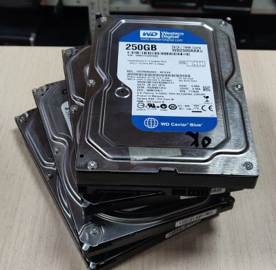 Лот: 19808734. Фото: 1. HDD 250 Gb/SATA 6Gb/s/3,5"(время... Жёсткие диски (HDD)