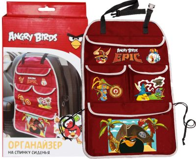 Лот: 10331964. Фото: 1. Органайзер Angry Birds. Чехлы, коврики, оплетки руля