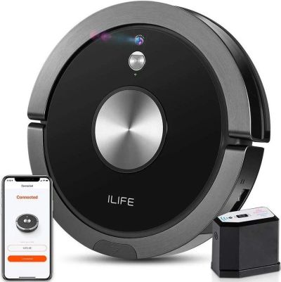 Лот: 14284812. Фото: 1. Робот-пылесос iLife A9s Black... Пылесосы, паровые швабры