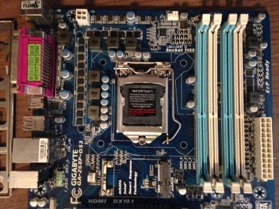 Лот: 5458926. Фото: 1. GigaByte GA-Z68P-DS3. Материнские платы