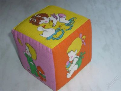 Лот: 1553549. Фото: 1. Кубик развивающий ("мякиши"). Развивающие