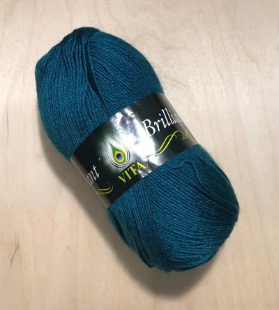 Лот: 18112759. Фото: 1. Пряжа VITA Brilliant , 45% шерсть... Ткани, нитки, пряжа