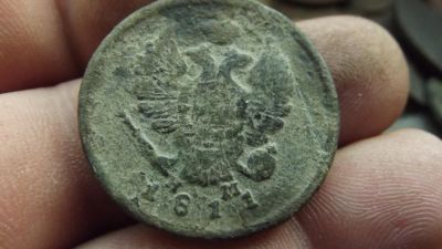 Лот: 11075219. Фото: 1. 2 копейки 1811 ем-нм. Малахитовая... Россия до 1917 года