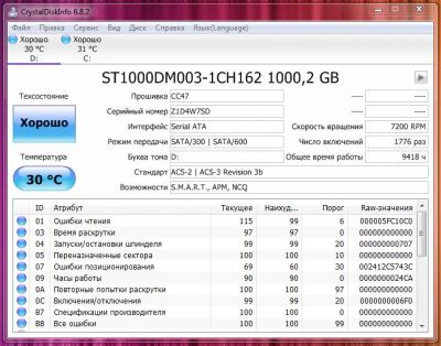 Лот: 7674308. Фото: 1. жесткий диск Seagate ST1000DM003. Жёсткие диски (HDD)