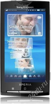 Лот: 1247750. Фото: 1. Sony ericsson xperia x10 black... Смартфоны