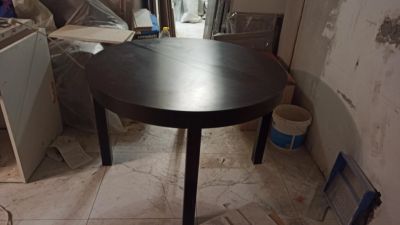 Лот: 25230195. Фото: 1. Стол IKEA круглый. Столы, стулья, обеденные группы