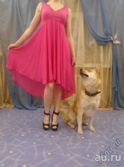 Лот: 9401854. Фото: 1. Потрясающее,эффектное платье розовое... Платья