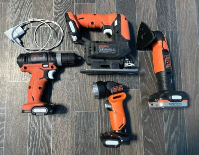 Лот: 20107913. Фото: 1. Набор Black+Decker аккумуляторного... Электроинструмент