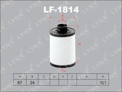 Лот: 13357122. Фото: 1. Lynx LF-1814 Топливный фильтр. Расходные материалы