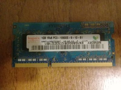 Лот: 16990854. Фото: 1. ОЗУ 1гб ddr3 (для ноутбука). Клавиатуры для ноутбуков