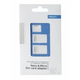 Лот: 4427580. Фото: 1. Адаптер Deppa для nano/micro sim... Дата-кабели, переходники