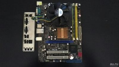Лот: 8376468. Фото: 1. Asus p5kpl-am in/gb/si (rev.1... Материнские платы