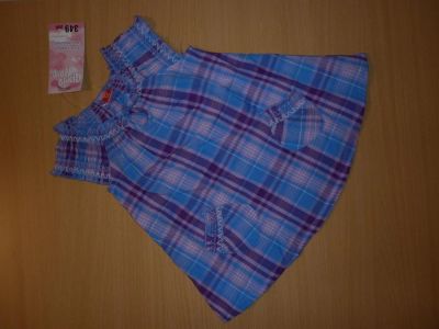Лот: 3728685. Фото: 1. платье(в клеточку)3-6мес. Платья, сарафаны