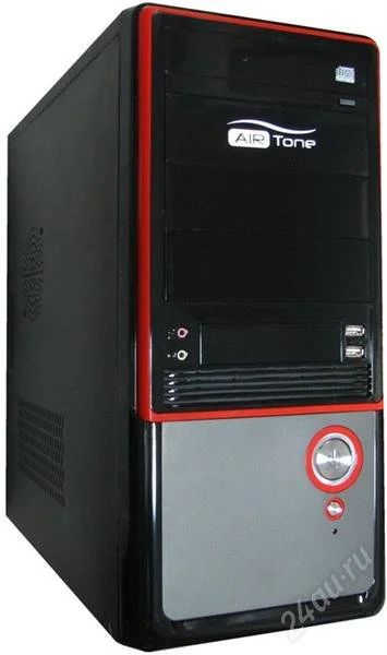 Лот: 928272. Фото: 1. Корпус + ASRock P4VM890 + Intel... Компьютеры в сборе