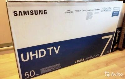 Лот: 17169903. Фото: 1. 4К ultra hd телевизор 50" Samsung... Телевизоры