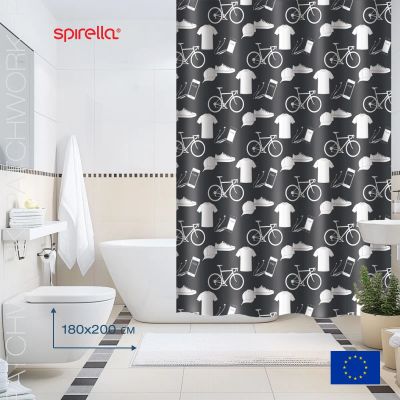 Лот: 24939572. Фото: 1. Штора для ванной комнаты Spirella... Аксессуары для ванной