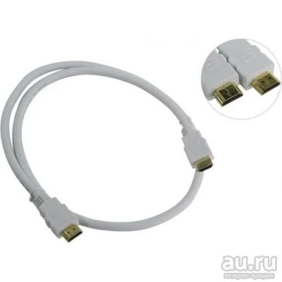 Лот: 13355663. Фото: 1. Кабель HDMI-HDMI, 1м, ver. 2.0... Шлейфы, кабели, переходники