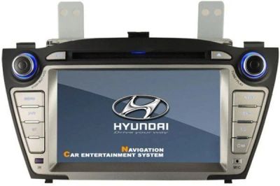 Лот: 3223357. Фото: 1. Автомагнитола Hyundai IX35 GPS. Автомагнитолы