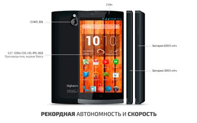 Лот: 6996231. Фото: 1. highscreen boost 2 se. Смартфоны