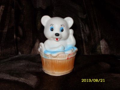 Лот: 3088386. Фото: 1. Мишка в кадке (ПВХ). Для младенцев