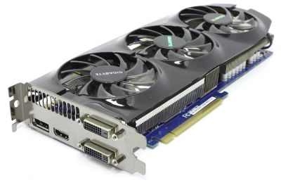 Лот: 9987154. Фото: 1. Gigabyte GTX 670 Windforce 3X. Видеокарты