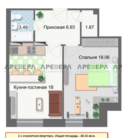 Лот: 7973423. Фото: 1. 2-х комн. квартира, мкр Бугач... Квартиры, студии