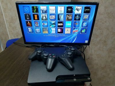 Лот: 15131843. Фото: 1. Playstaion 3 Slim 500 GB Прошитая... Игровые приставки, консоли