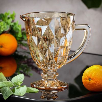 Лот: 24087645. Фото: 1. Кувшин стекло, 1.1 л, Мед, Y4-5418. Кувшины, графины